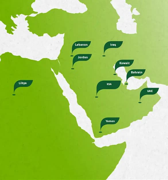 geographic presence map